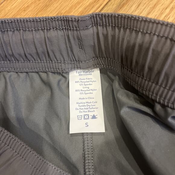 NWT Fair Harbor Corliss Lined Shorts Slate Gray Womens Size S Lined Athletic - Picture 6 of 6